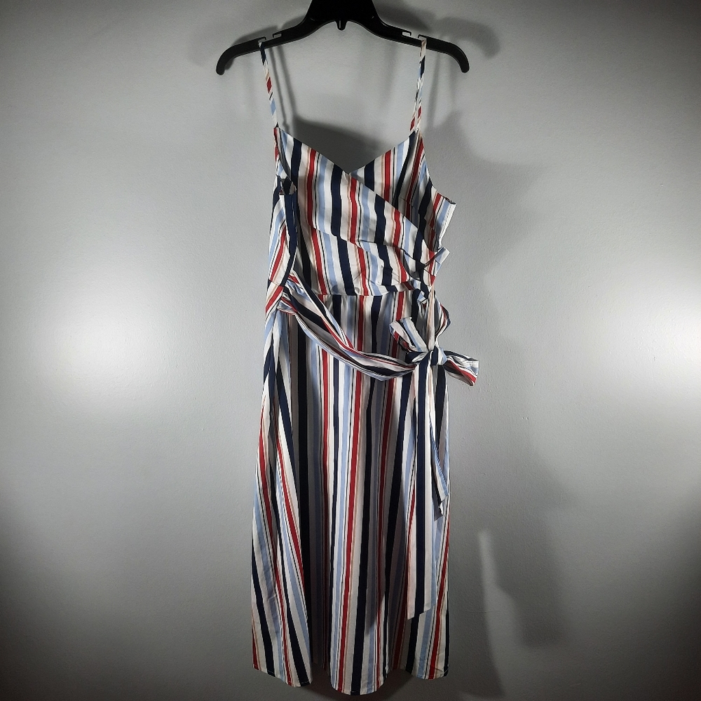 NWT Sugarlips Red White Blue/multi color stripe sun dress